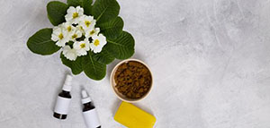 صورة: ماسك البن وزيت الزيتون و ماسك البن وزيت اللوز والسكر البني